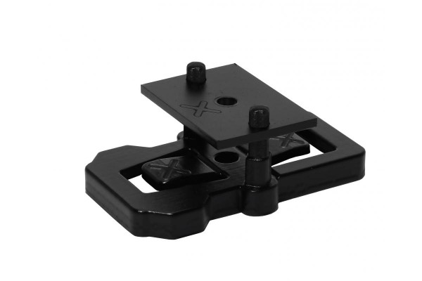 80 MEFO WPC Montage Clips mit 6 mm Fuge aus ABS Kunststoff schwarz, inkl. selbstbohrenden Schrauben, Befestigungsmaterial reicht für ca. 28 lfm bzw. 4,5 m²