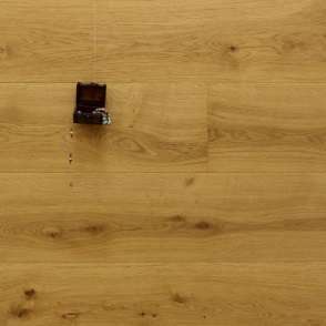 Parkettboden Eiche König Ludwig aus der Produktlinie Palais, 15 x 250 x 2200 mm, gebürstet, extrem matt lackiert, Markant, Nut / Feder Verbindung